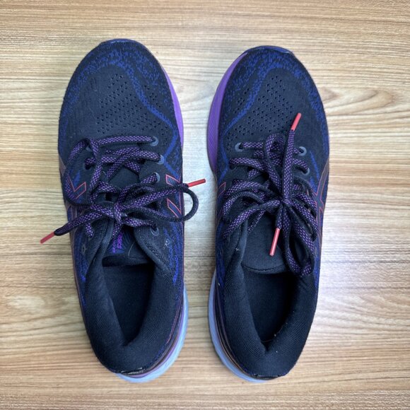 Asics Black and Purple Athletic Shoes for Performance - Picture 4 of 7